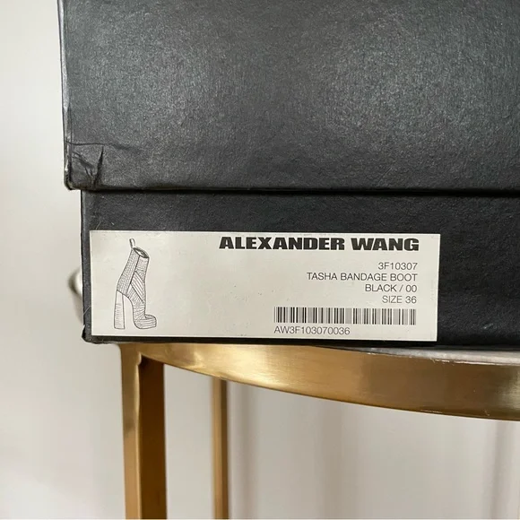 Alexander Wang Tasha Bandage Boot, Black, Size 36 - Picture 14 of 15